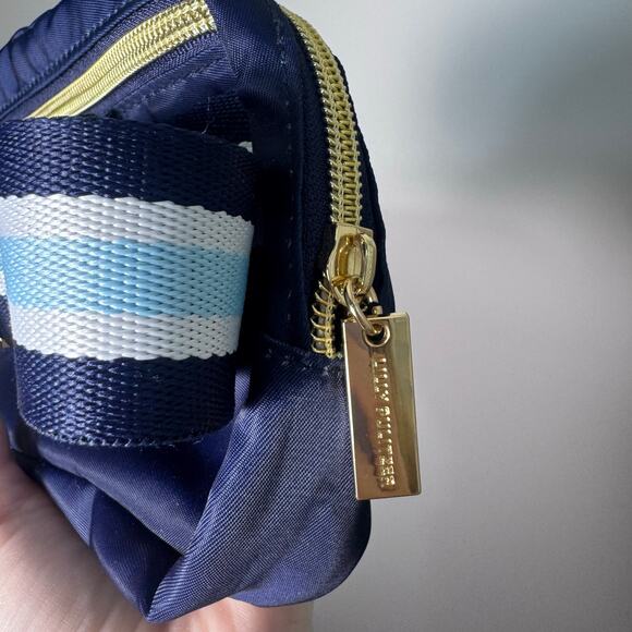 Lily Pulitzer Navy/pink w/ gold Jeanie Belt bag - Picture 3 of 7